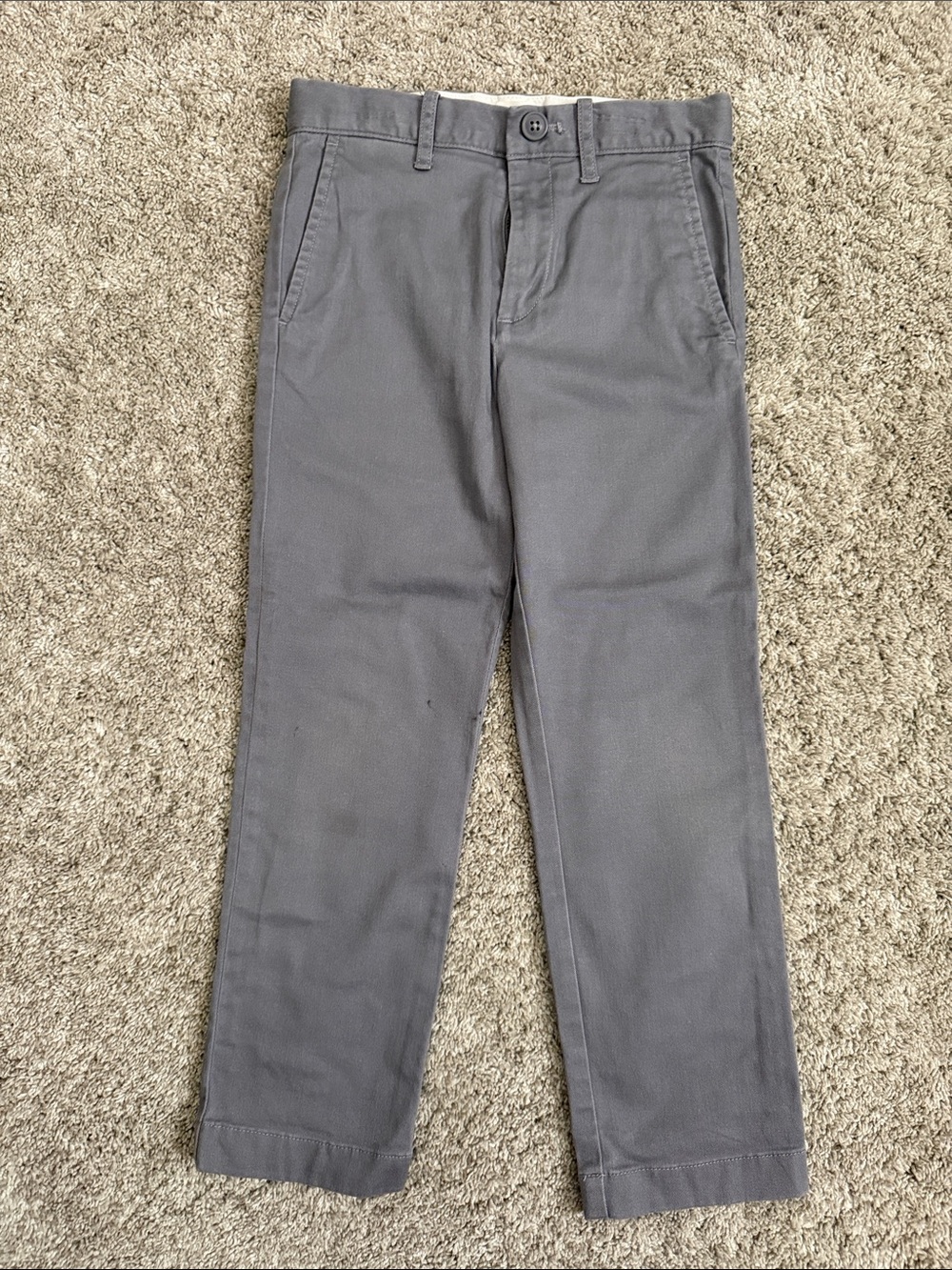 Boys Crewcuts Gray Straight-Leg Chino Pants